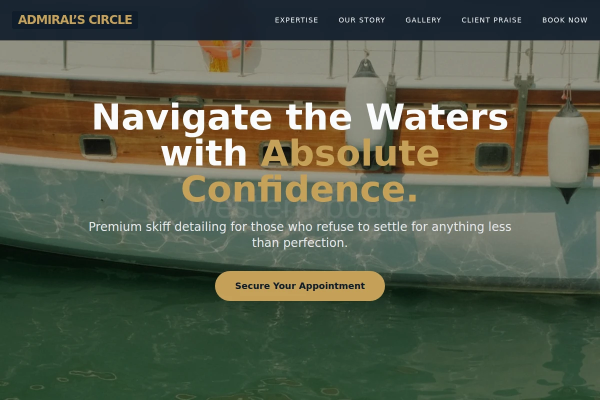 Skiff Boat Cleaning