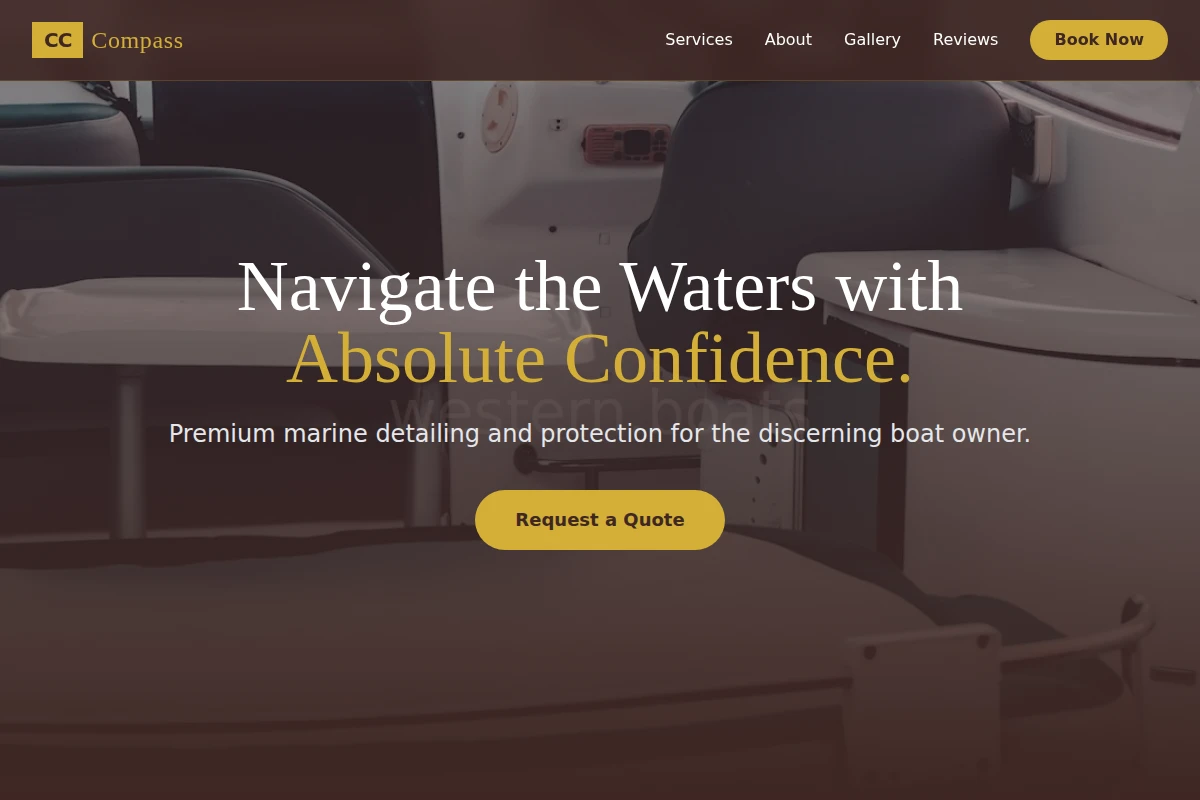 Compass Boat Cleaning