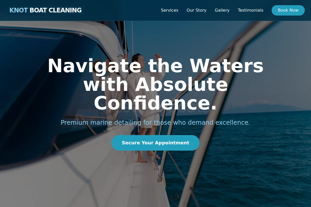 Knot Boat Cleaning