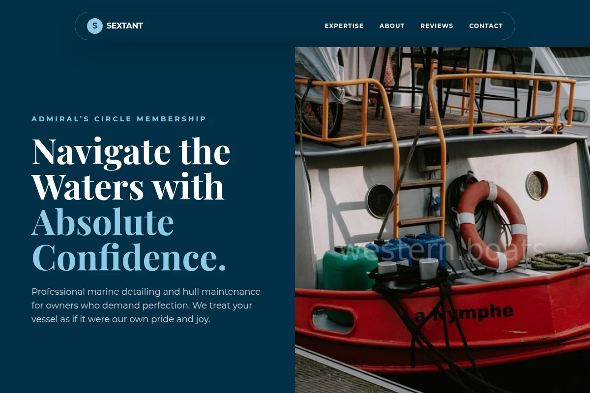 Sextant Boat Cleaning