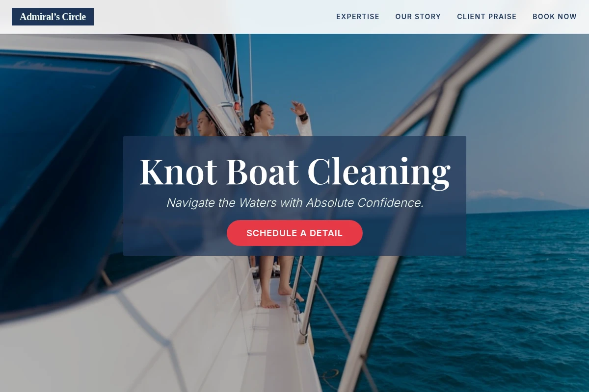 Knot Boat Cleaning