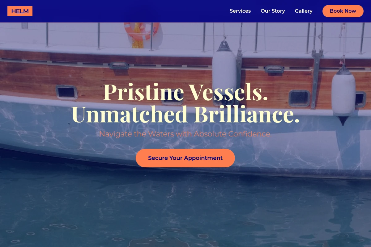 Helm Boat Cleaning
