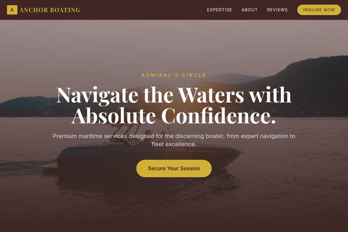 Anchor Boating