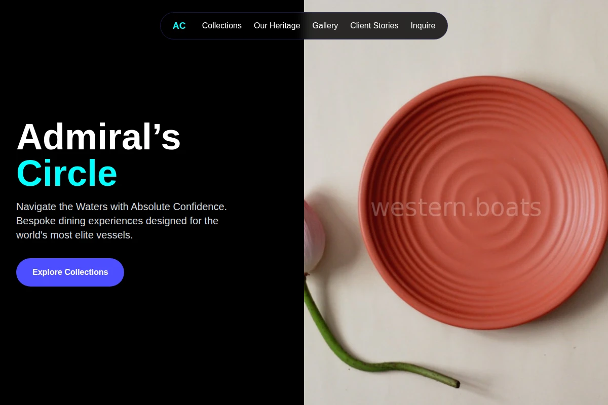 Yacht Dinnerware