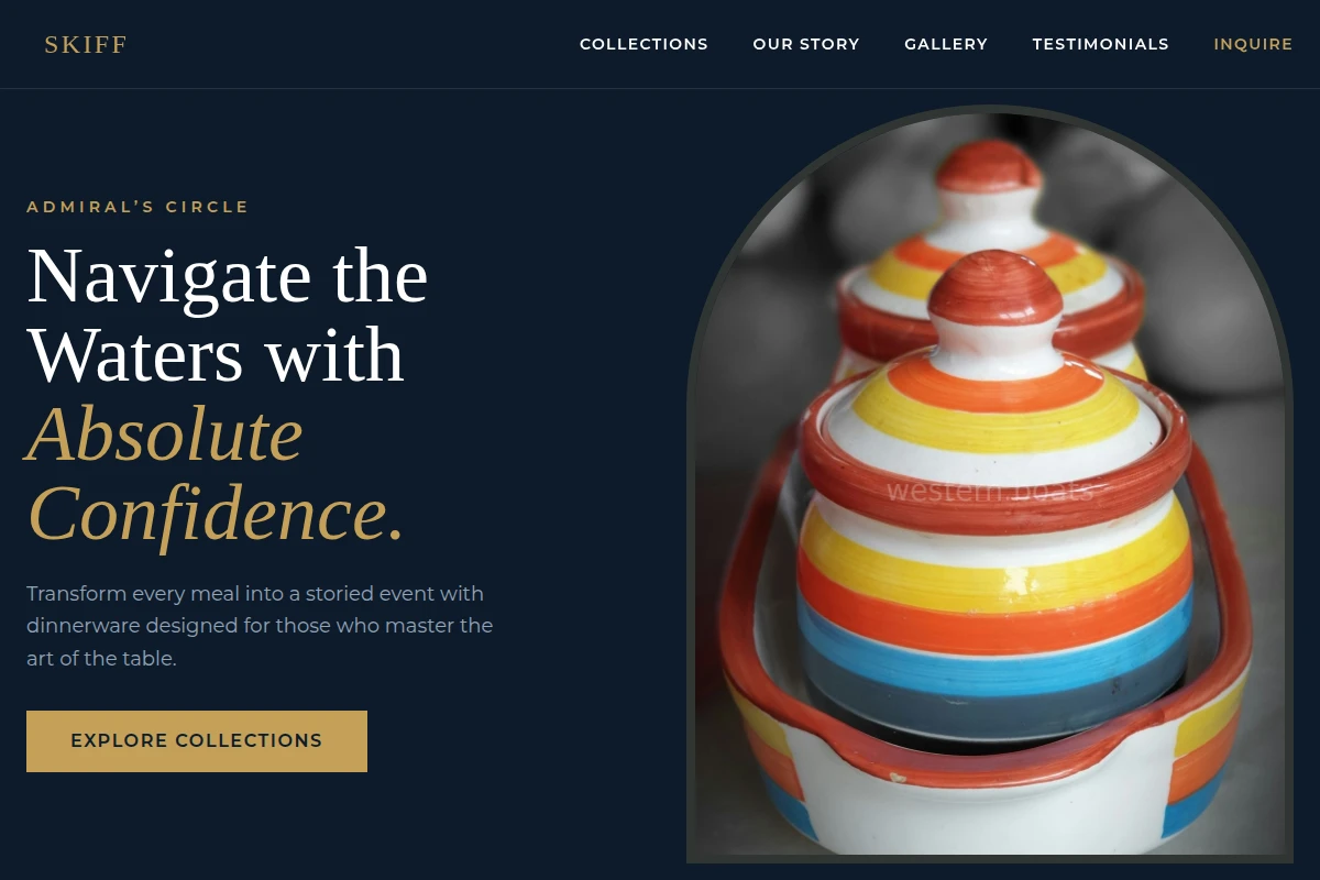 Skiff Dinnerware