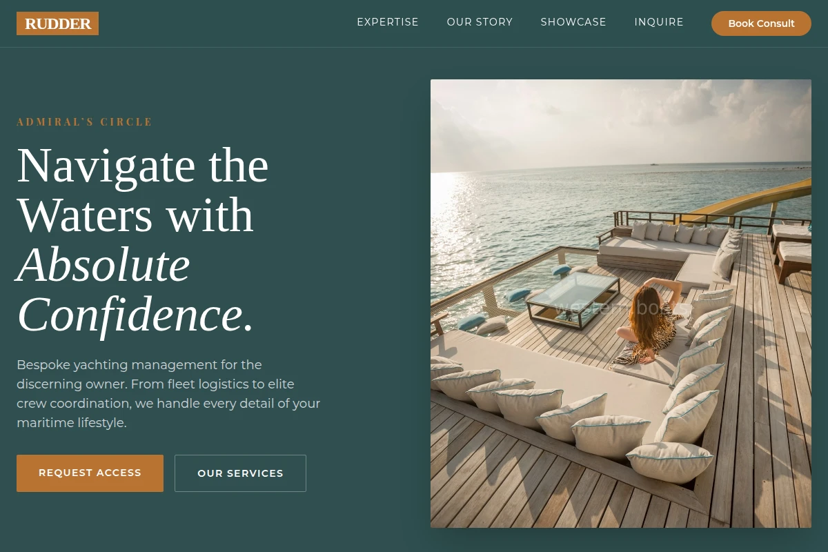 Rudder Yacht